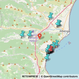 Mappa SP 55, 17021 Alassio SV, Italia (3.9035)