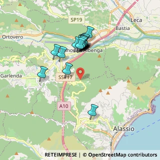 Mappa SP 55, 17021 Alassio SV, Italia (1.6495)