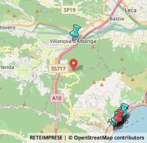 Mappa SP 55, 17021 Alassio SV, Italia (3.55)
