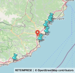 Mappa SP 55, 17021 Alassio SV, Italia (43.98357)