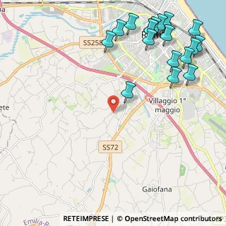 Mappa Via del Cerreto, 47923 Rimini RN, Italia (3.00056)