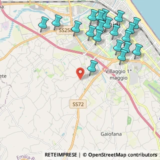 Mappa Via del Cerreto, 47923 Rimini RN, Italia (2.802)