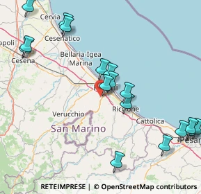 Mappa Via del Cerreto, 47923 Rimini RN, Italia (19.88588)