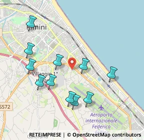 Mappa Via Palmiri, 47924 Rimini RN, Italia (2.02091)