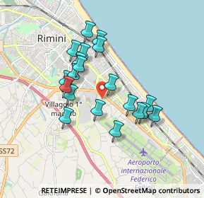 Mappa Via Palmiri, 47924 Rimini RN, Italia (1.5595)
