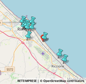 Mappa Viale Regina Margherita, 47924 Rivazzurra RN, Italia (3.73167)