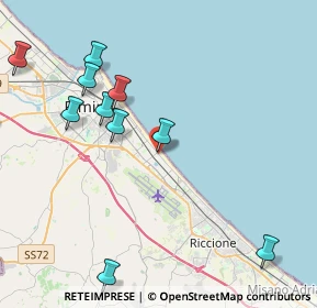 Mappa Viale Regina Margherita, 47924 Rivazzurra RN, Italia (5.08545)