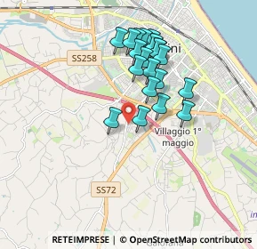 Mappa Via del Camoscio, 47923 Rimini RN, Italia (1.582)
