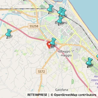 Mappa Via del Camoscio, 47923 Rimini RN, Italia (3.39909)