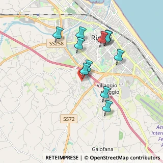 Mappa Via del Camoscio, 47923 Rimini RN, Italia (1.74)