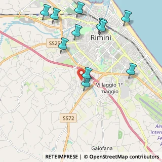 Mappa Via del Camoscio, 47923 Rimini RN, Italia (2.48455)
