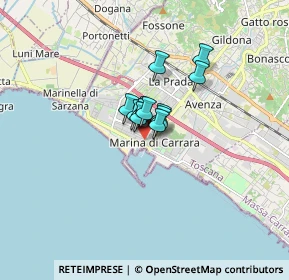 Mappa Piazza Nazioni Unite Snc Marina Di Carrara, 54033 Carrara MS, Italia (0.76)