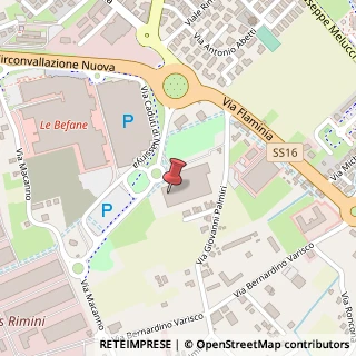 Mappa Via Vittime dell’11 Settembre, 20, 47924 Rimini, Rimini (Emilia Romagna)