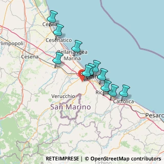 Mappa Via Calastra, 47923 Rimini RN, Italia (12.13727)