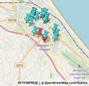 Mappa Via Ticino, 47924 Rimini RN, Italia (1.75)