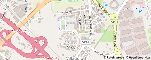 Mappa Rimini