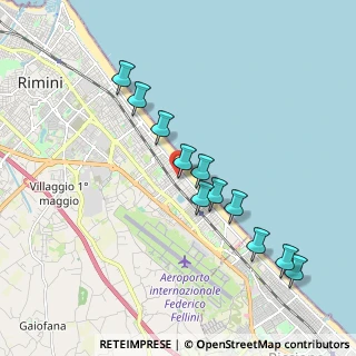 Mappa Viale Catania, 47924 Rimini RN, Italia (1.83182)