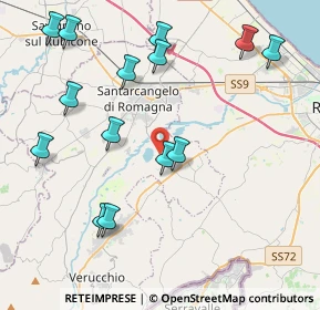 Mappa Strada Provinciale Traversa Marecchia, 47822 Santarcangelo di Romagna RN, Italia (4.75929)