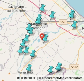 Mappa Strada Provinciale Traversa Marecchia, 47822 Santarcangelo di Romagna RN, Italia (4.6085)