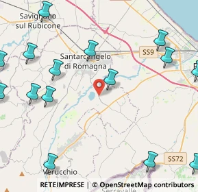 Mappa Strada Provinciale Traversa Marecchia, 47822 Santarcangelo di Romagna RN, Italia (6.136)
