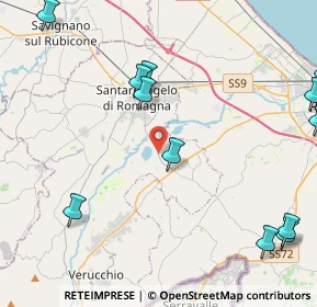 Mappa Strada Provinciale Traversa Marecchia, 47822 Santarcangelo di Romagna RN, Italia (6.2)