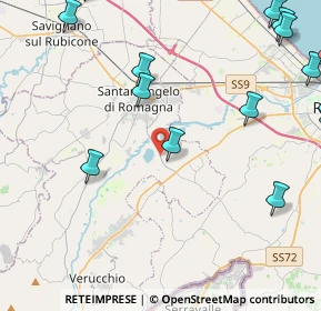 Mappa Strada Provinciale Traversa Marecchia, 47822 Santarcangelo di Romagna RN, Italia (6.925)