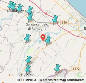 Mappa Strada Provinciale Traversa Marecchia, 47822 Santarcangelo di Romagna RN, Italia (5.41727)
