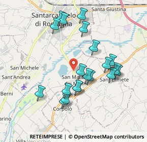 Mappa Strada Provinciale Traversa Marecchia, 47822 Santarcangelo di Romagna RN, Italia (1.835)