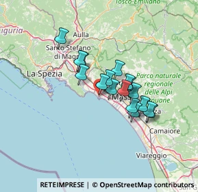 Mappa Viale Cristoforo Colombo, 54036 Marina di Carrara MS, Italia (9.97412)