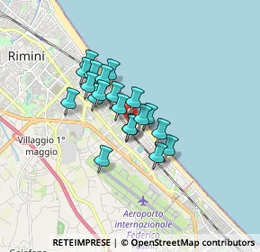 Mappa Viale delle Colonie, 47900 Rimini RN, Italia (1.178)