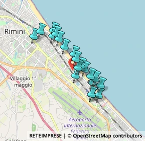 Mappa Viale delle Colonie, 47900 Rimini RN, Italia (1.418)