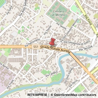 Mappa Via Aurelia Ovest,  31, 54100 Massa, Massa-Carrara (Toscana)