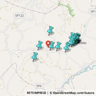 Mappa Via dei Laghi, 47020 Roncofreddo FC, Italia (1.01348)