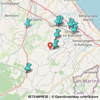 Mappa Via dei Laghi, 47020 Roncofreddo FC, Italia (8.03143)