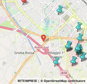 Mappa Via al Torrente, 47923 Rimini RN, Italia (1.59)