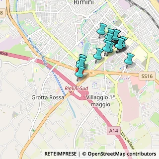 Mappa Via al Torrente, 47923 Rimini RN, Italia (0.999)