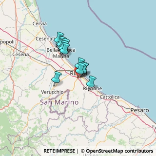 Mappa Via al Torrente, 47923 Rimini RN, Italia (9.26769)