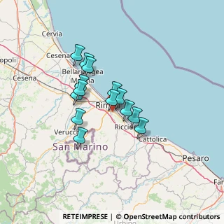 Mappa Le Befane, 47900 Rimini RN, Italia (10.02929)