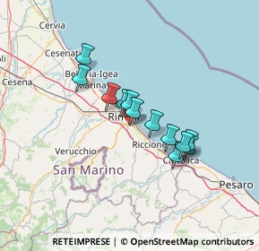 Mappa Le Befane, 47900 Rimini RN, Italia (10.27)
