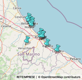 Mappa Piazzale Renzo Pasolini, 47924 Rimini RN, Italia (9.68615)