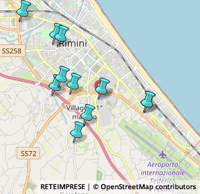 Mappa Piazzale Renzo Pasolini, 47924 Rimini RN, Italia (1.97727)