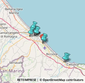 Mappa Via Severino Boezio, 47923 Rimini RN, Italia (4.77364)