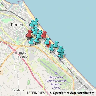 Mappa Via Severino Boezio, 47923 Rimini RN, Italia (1.438)