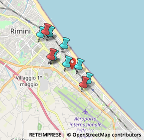 Mappa Via Severino Boezio, 47923 Rimini RN, Italia (1.415)