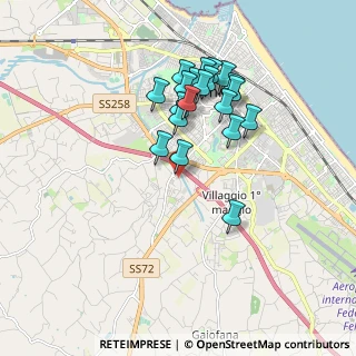 Mappa Via del Capriolo, 47923 Rimini RN, Italia (1.667)