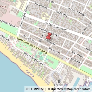 Mappa Via Venezia, 19, 54033 Carrara, Massa-Carrara (Toscana)