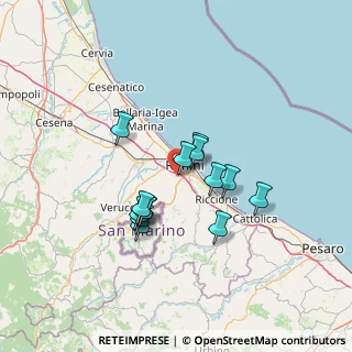 Mappa Viale delle Grazie, 47923 Rimini RN, Italia (11.085)
