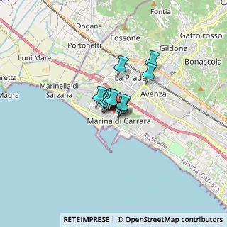 Mappa 54033 Marina di Carrara MS, Italia (0.68)
