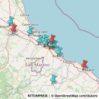 Mappa SS 72 Consolare Rimini San Marino, 47923 Rimini RN, Italia (13.61417)