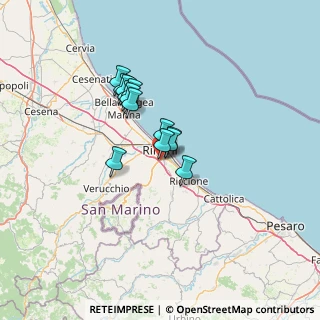 Mappa SS 72 Consolare Rimini San Marino, 47923 Rimini RN, Italia (9.31231)